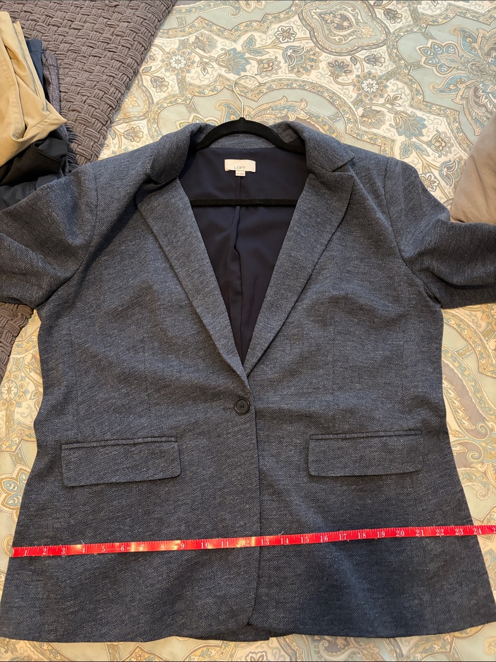 Loft navy blazer - Picture 8 of 9